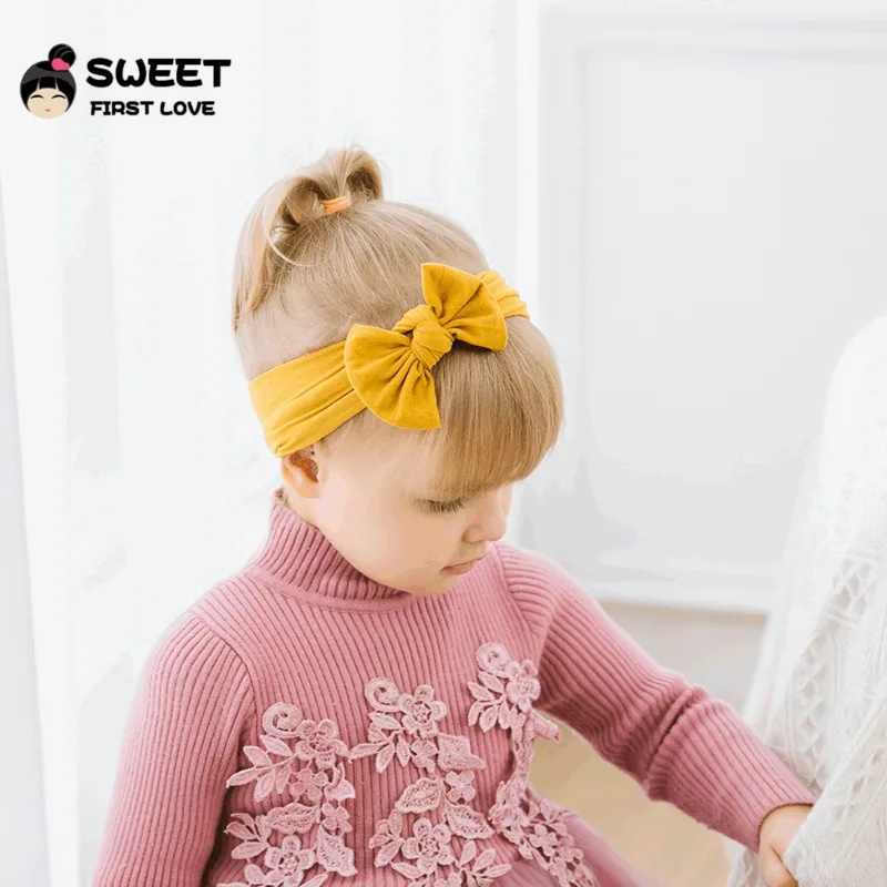 

Headbands For Unisex 2019 Rushed Real Haar Accessoires For Bowknot Baby Headband Infant Hair Accessories Hairband Headwear Girl