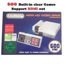 Coolbaby выход HDMI Ретро Классический Ручные игры ТВ игровой консоли детства встроенный 600 игр мини консоль HDMI HD