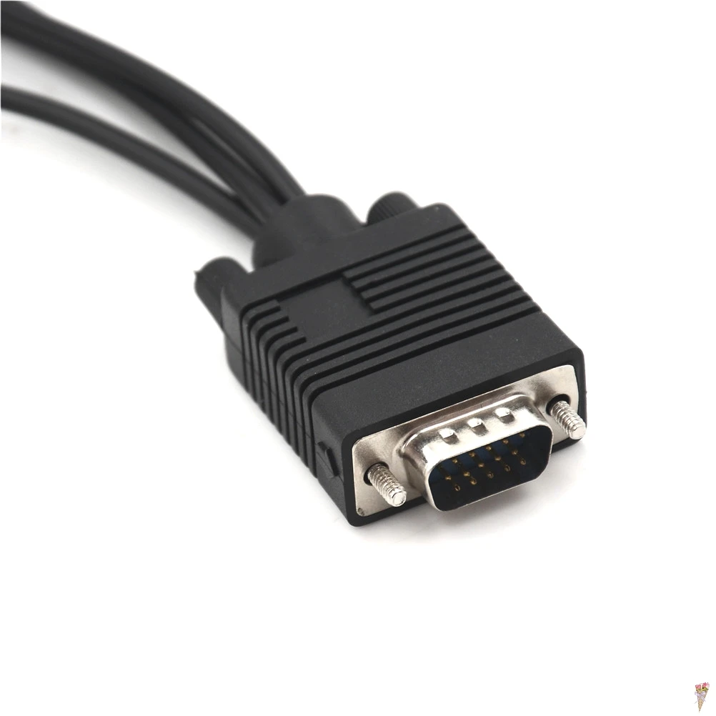1 шт. видео кабель для ноутбука ПК HDTV разъем VGA папа к S Video 3 RCA Джек Женский
