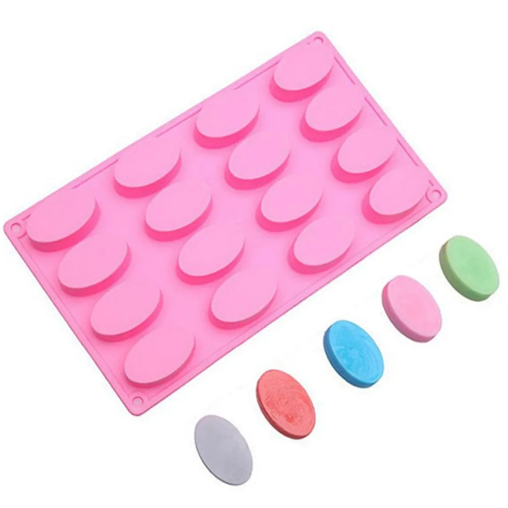 Egg Oval Silicone Cake Molds DIY Handmade Soap Mold Chocolate Candy