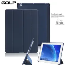 Чехол для iPad 2 3 4, golp Ultra Slim искусственная кожа флип чехол мягкая Вернуться ТПУ Magentic Smart Cover для iPad 2 3 4 A1430 a1460