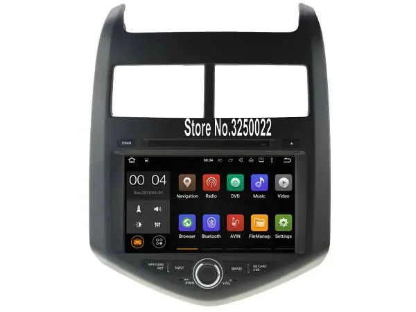 Clearance Android 9.0  Car Dvd Navi Player FOR CHEVROLET AVEO/SONIC audio multimedia auto stereo support DVR WIFI DAB OBD all in one 17