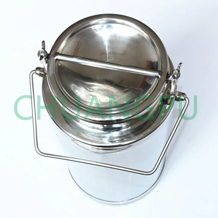 

304 Stainless Steel 15L Milk Receiving Tank,Milk Bucket, Milking Machine Spare Parts