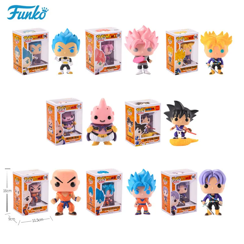 Funko pop официальный японский аниме Dragon Ball виниловая модель фигурки коллекция