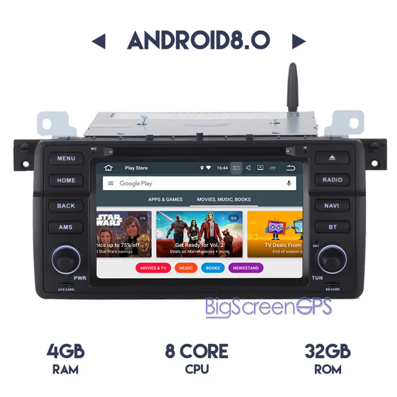 Clearance The Newest Android 8.0 7.1 Octa Core Car DVD Player GPS Navi For BMW E46 1998-2005 M3 1998-2005 Multimedia Autoradio Satnav WIFI 4