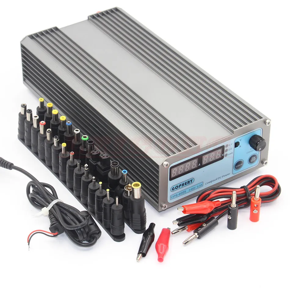 

Mini CPS-6005 DC Power Supply adapter OVP/OCP/OTP low power 110V - 230V 0-60v 0-5A