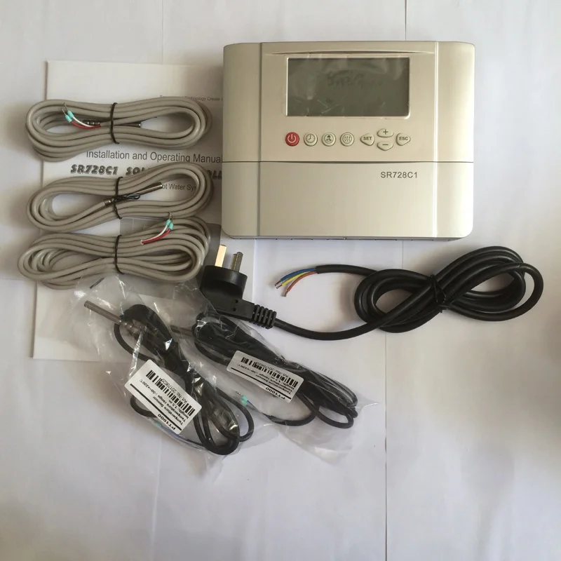 

SR728C1 Thermal Energy Controller Solar System Control for Solid fuel boiler Return Heating Transferring between tanks
