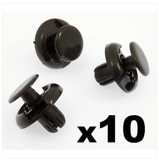 10X FIAT 6-7mm Push Hole Trims Clips Panel Retainer Rivet