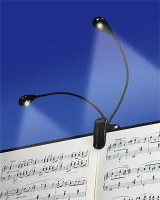 Акция! Супер 2 двухрычажный белый светодиодный светильник с музыкальной подставкой Новинка