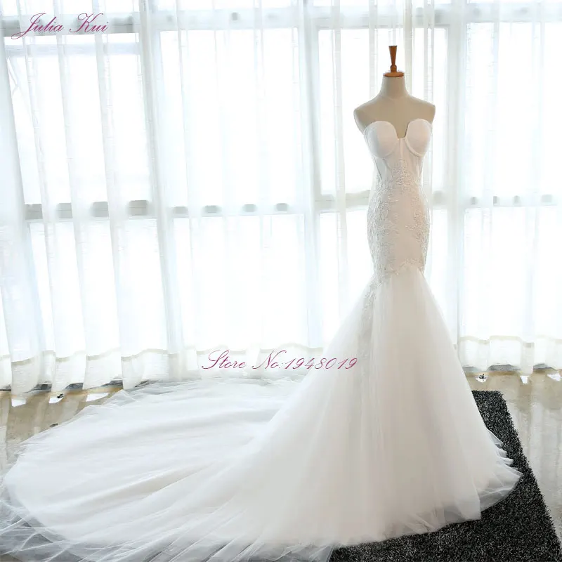

New Style Trumpet Wedding Dress 2017 Sweetheart Satin Mermaid Wedding Chapel Train Luxury Off the Shoulder Bridal Dress
