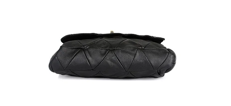 MJ Brand Genuine Leather Women Messenger Bag Patchwork Sheepskin Leather Shoulder Bags Women Crossbody Bag Ladies Chain Handbag (16)