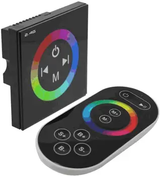 

TM083;DMX Touch panel decoder with 2.4G remote;DC12-24V input;4A*3CH output