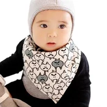 Милое детское полотенце из хлопка с героями мультфильмов, водоотталкивающий нагрудник для обеда