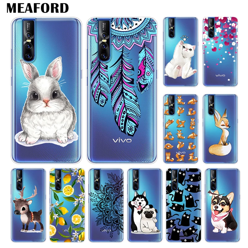 

Coque For VIVO V15 Pro Case Cover Painted Clear Soft TPU Back Cover For Vivo V 15 V15Pro Slim Phone Cases Fundas For VIVO V15