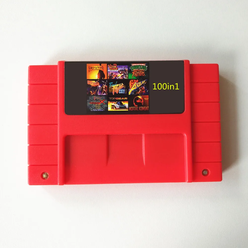

Super NES multi game card 100in1 with Axelay Castlevania Dracula X Castlevania IV Demon's Crest Final Fight Megaman x7