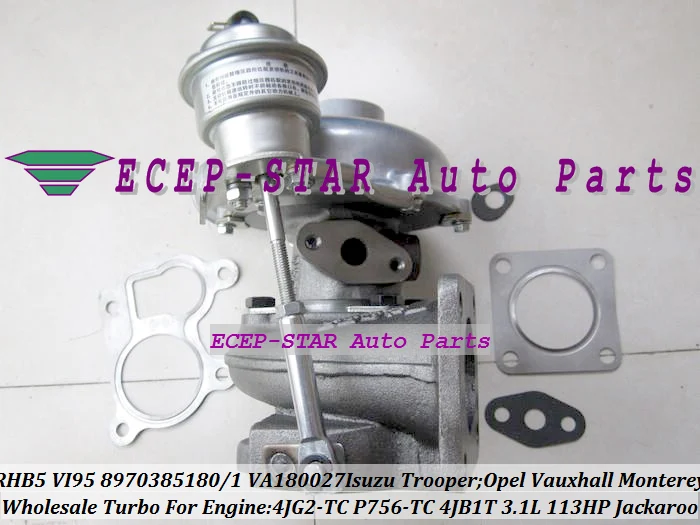 RHB5 VI95 8970385180 8970385181 VA180027 For ISUZU Trooper Holden Rodeo Jackaroo;Opel Vauxhall Monterey 4JB1T 4JG2-TC 3.1L 113HP (10)