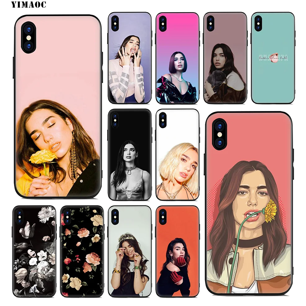 Мягкий силиконовый чехол YIMAOC Dua Lipa DuaLipa для iPhone 11 Pro Xr Xs Max X или 10 8 7 6 6S Plus 5 5S SE |