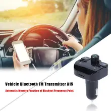 A15 Bluetooth fm-передатчик громкой связи автомобильный комплект MP3 музыкальный плеер USB зарядное устройство