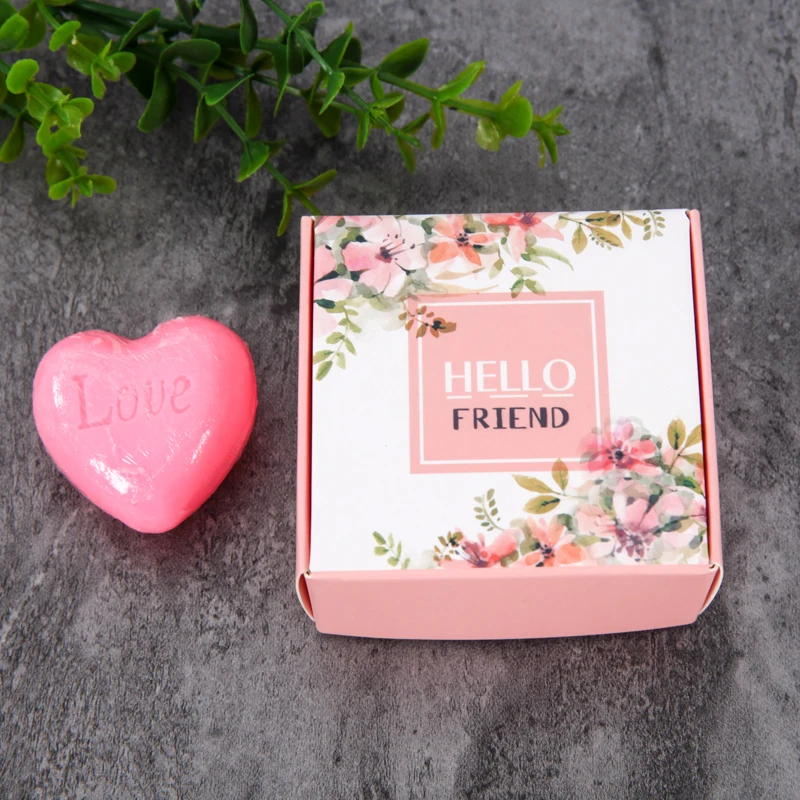 

Soap Package Box Cartoon Flower Gift Packing Bags Children Birthday Party PaperCard Boxes
