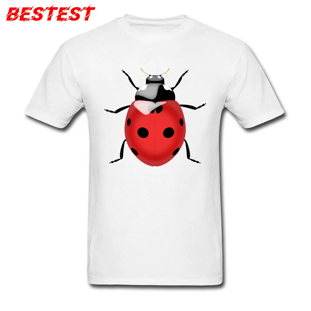 Designer Men T Shirt Ladybug822yy Birthday T Shirt Pure Cotton Short Sleeve Personalized T-Shirt Round Collar Wholesale Ladybug822yy white