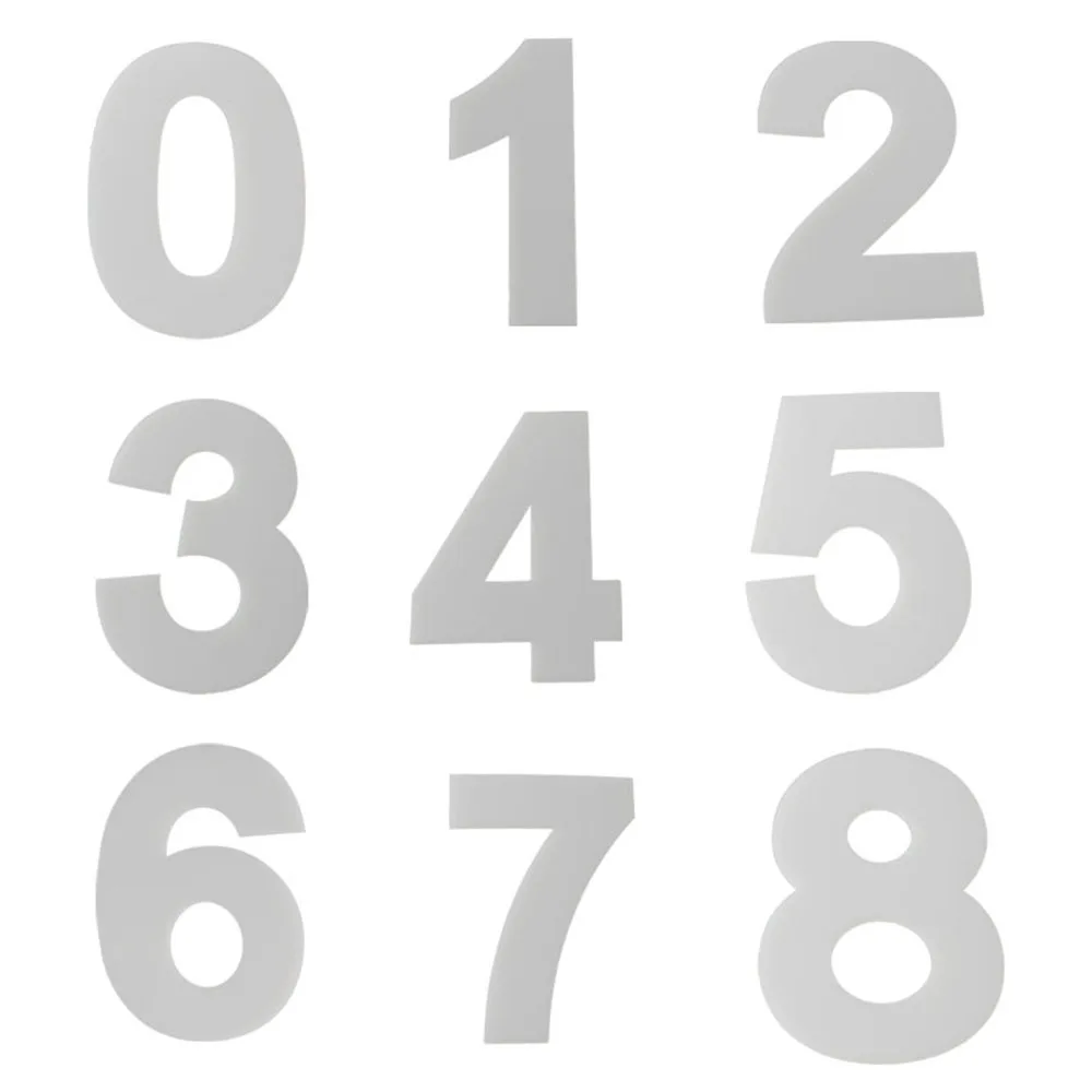 Large 0~9 Numbers Cake Baking Pan Silicone Mold Tin Birthday Anniversary Number 2