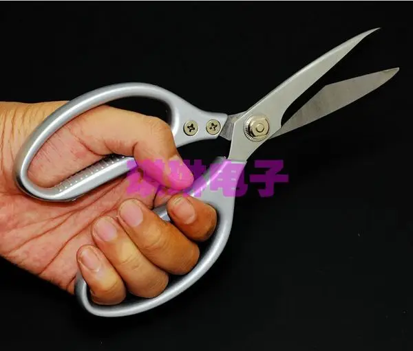 

R'DEER 9" 215MM powerful industrial scissors for leather/cloth/plastic/soft rubber/fish net/paper NO.RT-2339 freeship