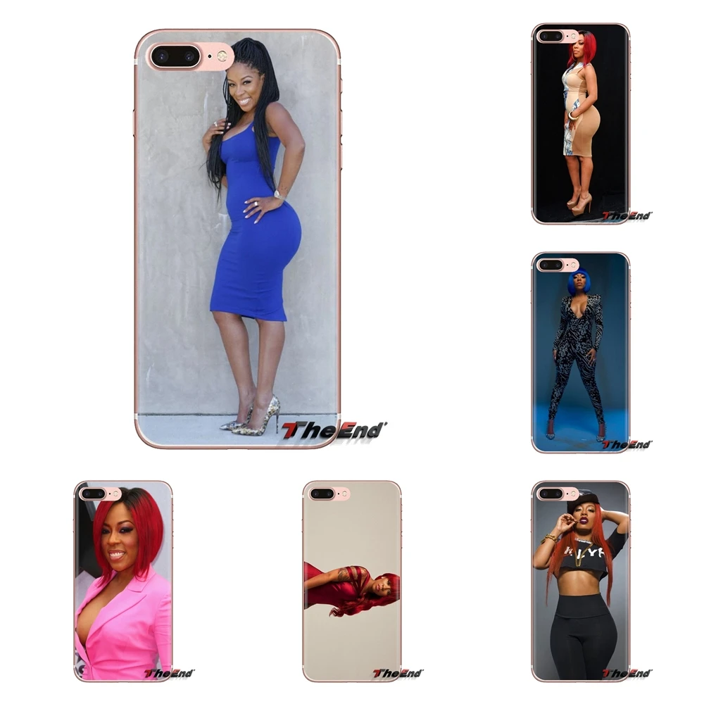 For Samsung Galaxy S3 S4 S5 Mini S6 S7 Edge S8 S9 S10 Plus Note 3 4 5 8 9 Transparent TPU Housing K. Michelle an American artist |