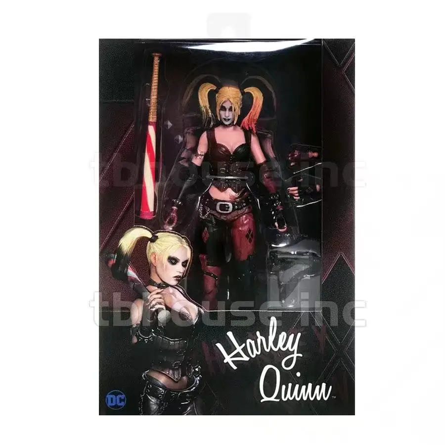 NECA Бэтмен Харли Куинн ПВХ фигурка Коллекционная модель игрушки 18 см|model toy|neca