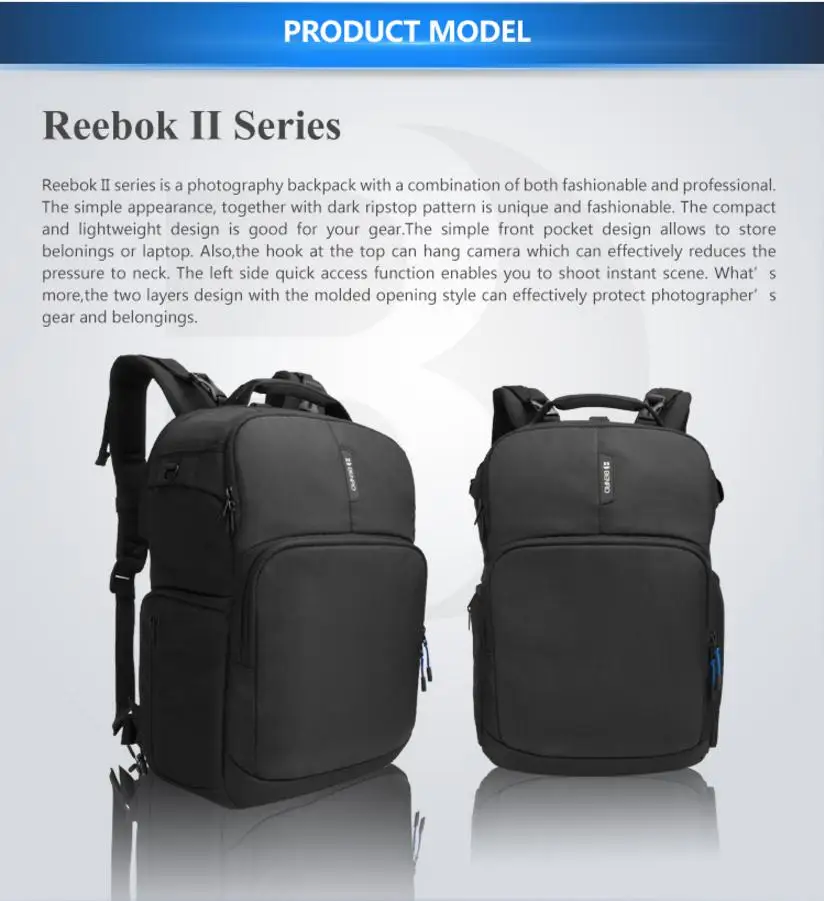 Benro Рибок II 100N 200N 300N сумка через плечо для камеры SLR сумка рюкзак