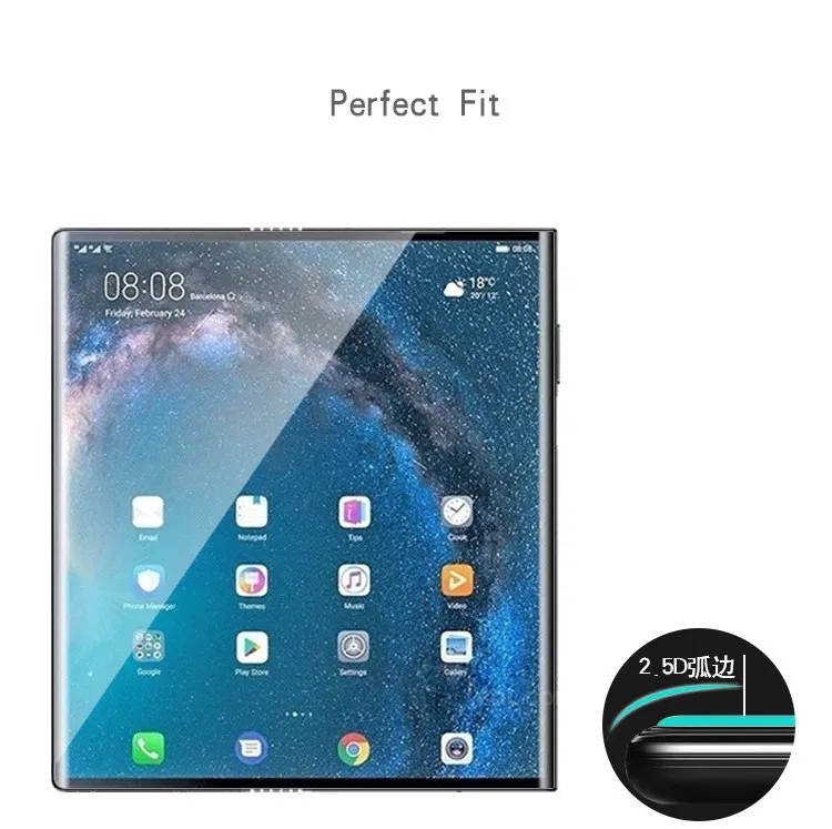 Nanoedge 2.5D ТПУ пленка полностью изогнутая Складная Защитная для экрана Huawei Mate X 10