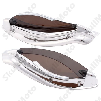 

Smoke Motorcycle Parts Adjustable Fairing Air Deflectors Batwing For Harley Touring 2014 2015 2016 2017 UNDEFINED