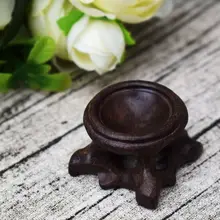 Schwarz Zweig Holz Ständer Basis Für Kristall Ball Kugel Globus Stein Decor Micro Landschaft Ornament Fairy Miniatur Handwerk