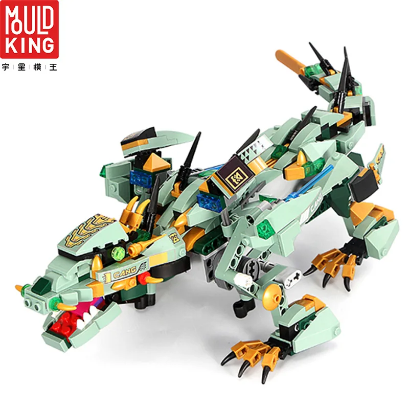 

MOULD KING 13022 Remote Control Ninjago Dragon Building Blocks Technic Educational Toys RC Action Figure Children Gift Bricks