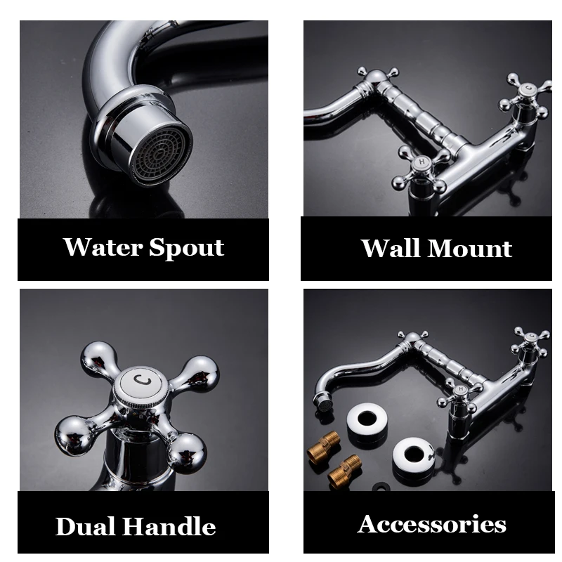 chrome deteil faucet
