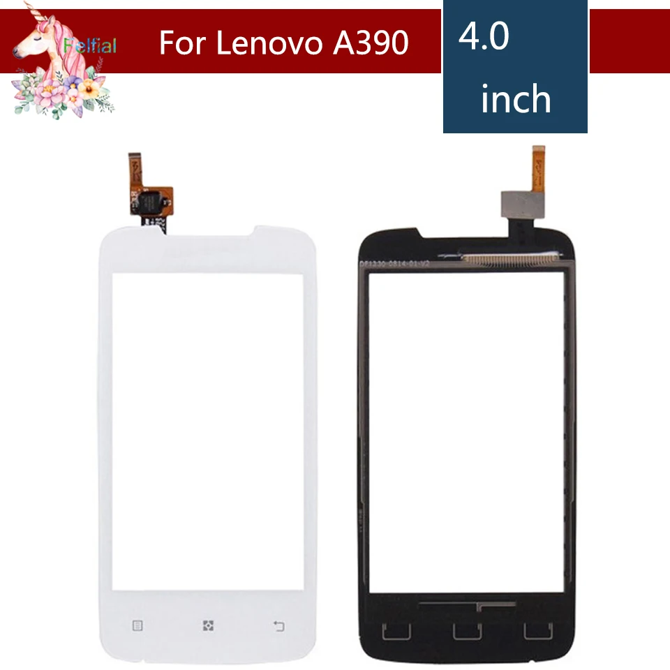 4 0 &quotдля Lenovo A390 A 390 ЖК сенсорный экран дигитайзер Датчик внешнее стекло сменная