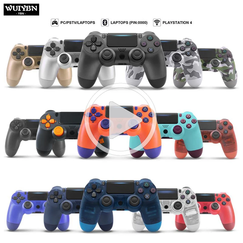 

WUIYBN Wireless Bluetooth 4.0 Gamepad Joystick For PS4 Controller DualShock 4 Gamepad PlayStation 4
