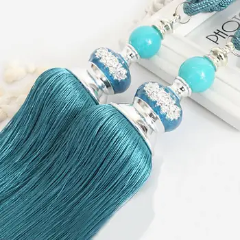 

1 Pair Hanging Ball Precision Tassel Fadeless Curtain Strap Hanging Ball High-end Tassel Hanging Ball Curtain Buckle Home Decor4