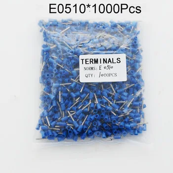 E7508 100 шт. изоляционные трубки изолированные клеммы 0.75mm2 кабель провода Разъем изоляции обжимной разъем