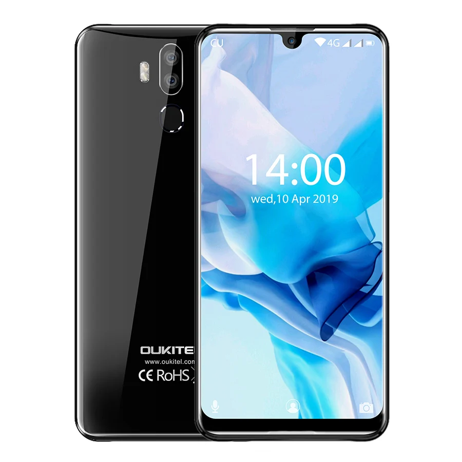 Смартфон OUKITEL K9 Waterdrop с быстрой зарядкой мобильный телефон FHD+ 7 12 дюйма 1080*2244 16 Мп+2