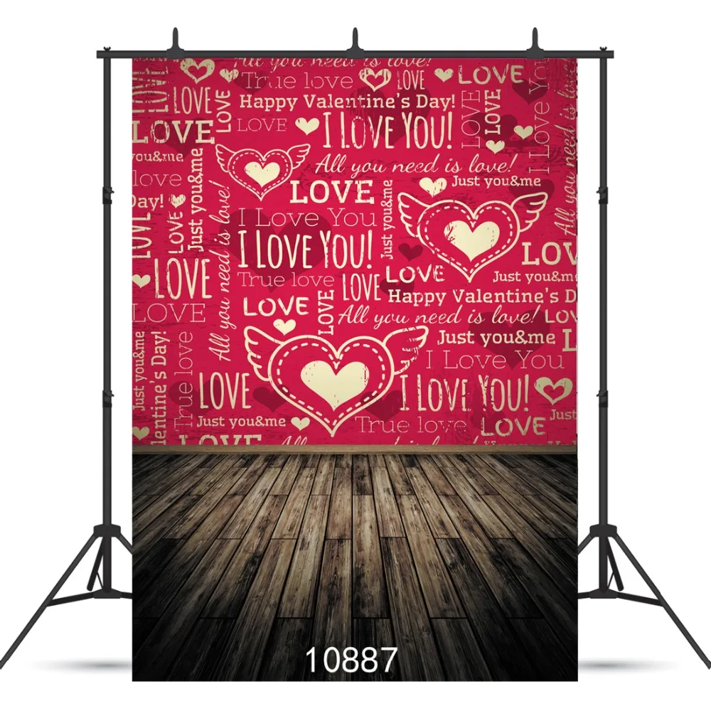 

SHENGYONGBAO Art Cloth Custom Photography Backdrops Prop Valentine's day Theme Photography Background 10887