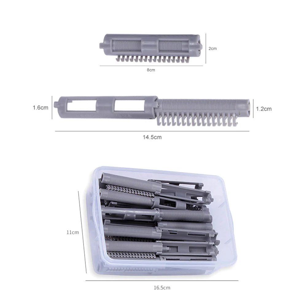 25 шт./кор. экологически чистые пластиковые пушистые волосы утюжок для завивки волна Перманентная завивка волос стержни корень волос салон дома аксессуары для укладки инструменты