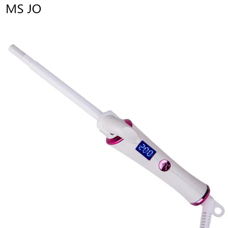 

9mm Ceramic curling iron Lcd hair curler irons curling wand roller Waver beauty styling tools