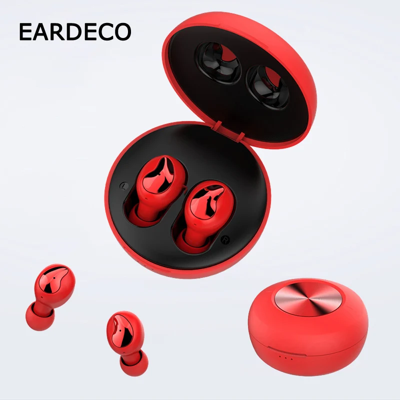 

EARDECO Bluetooth 5.0 Wireless Earphones Sport Magnetic HIFI in Ear Mini Earbuds Noise Cancelling Waterproof IPX5 TWS Earphone