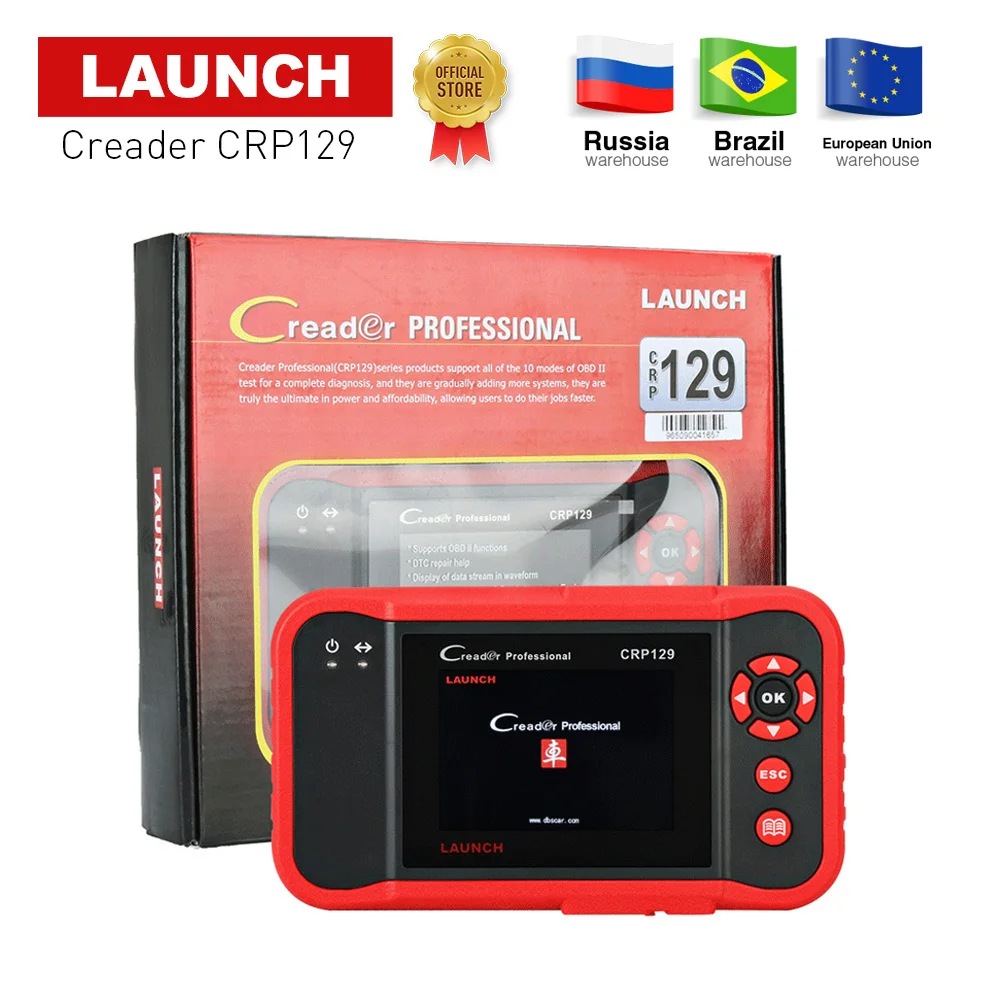 LAUNCH Creader CRP129 CRP 129 auto obd2 code reader for ENG/AT/ABS/SRS