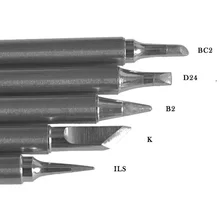Gudhep 5 шт. T12 сварочные наконечники T12-BC2 D24 B2 K ILS без свинца T12 Замените жало паяльника для Хакко паяльник