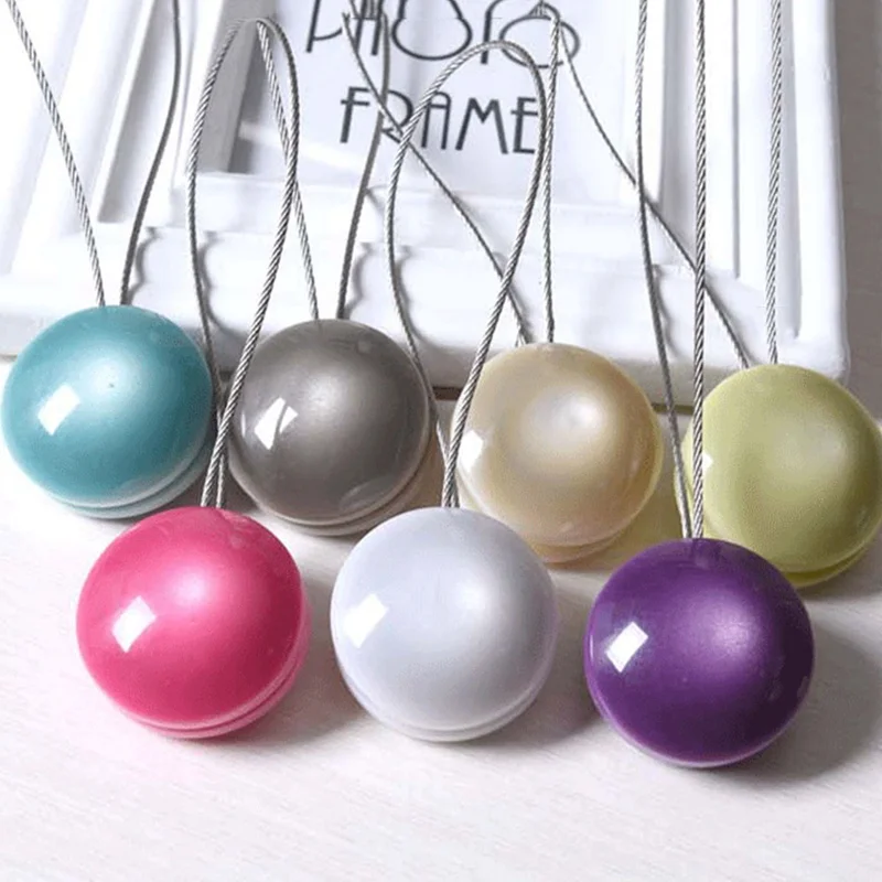 

Simple Cat-eye Resin Magnet Curtain Buckles Home Tiebacks Magnetic Buckle Holder Window Curtains Accessories
