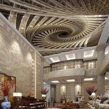 Beibehang пользовательские потолочные обои 3D Фото Фреска спираль Королевский геометрическое искусство Зенит гостиная спальня потолок 3d обои