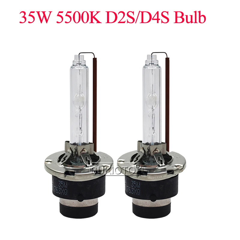 SUKIOTO 35W Xenon D2S HID Kit 5500K D4S Fast Bright Car Headlight Bulb 35W OEM HID Ballast Reactor 85967-51050 D2S D4S Xenon Kit (3)