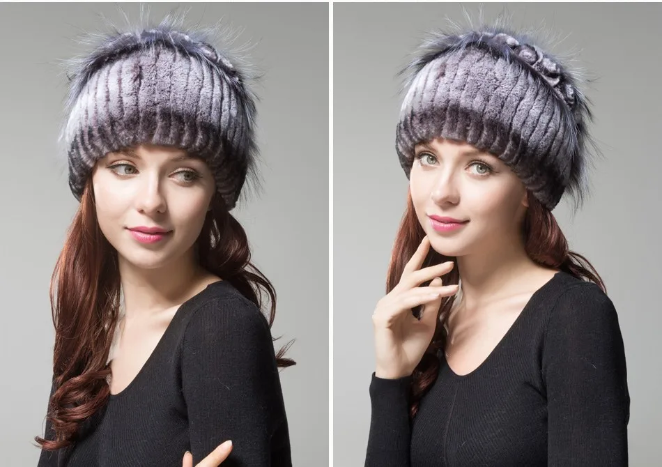 fur woman winter hats PCM009 (20)