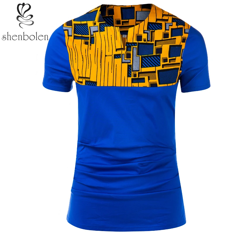 

African men clothes Dashiki Print shirt Men Short Sleeve Traditional Man T shirt Casual Summer Shirt Ankara men Tops